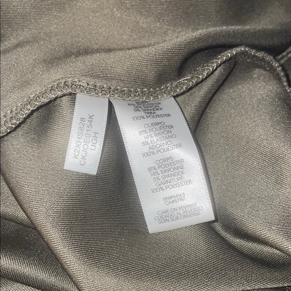 NWOT Calvin Klein Green Boxy Long Sleeve Hoodie - Picture 5 of 8